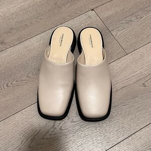 Vagabond Everyday Mule Loafers Cream Leather Size 39 US 8